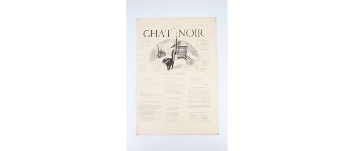 CROS : Diamant enfumé - In Le Chat noir N°154 de la troisième année du samedi 20 Décembre 1884 - Erste Ausgabe - Edition-Originale.com