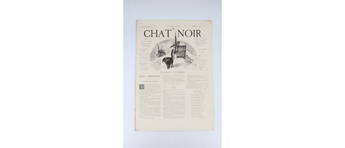 CROS : Le Chat noir N°165 de la quatrième année du samedi 7 mars1885 - First edition - Edition-Originale.com