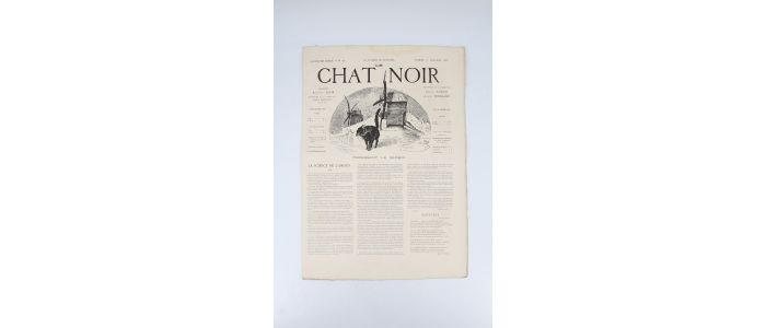 CROS : Le Chat noir N°199 de la quatrième année du samedi 31 octobre 1885 - Erste Ausgabe - Edition-Originale.com