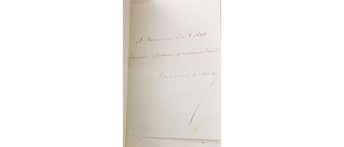 CUVILLIER-FLEURY : Dernières études historiques et littéraires - Autographe, Edition Originale - Edition-Originale.com