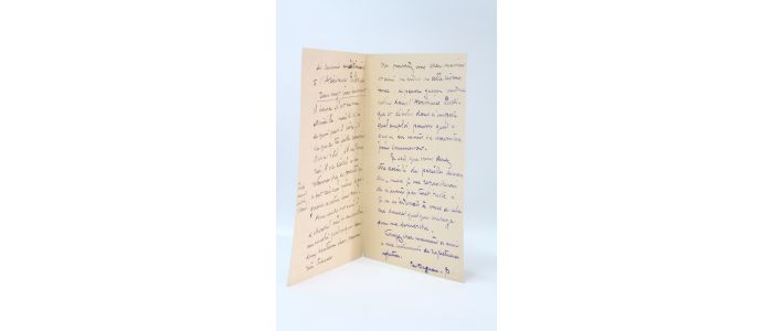 DAGNAN-BOUVERET : Lettre autographe signée à Lucien Hector Monod : 