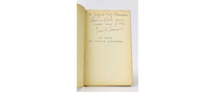 DANOEN : La fille du voleur d'huitres - Signed book, First edition - Edition-Originale.com