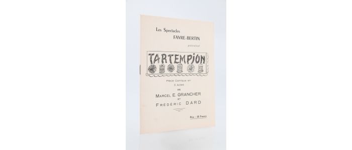 DARD : Programme de la pièce de théâtre Tartempion  - First edition - Edition-Originale.com