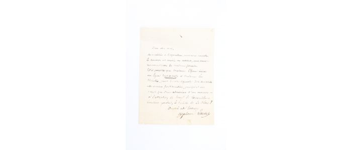 DAUDET : Lettre autographe signée - Signiert, Erste Ausgabe - Edition-Originale.com