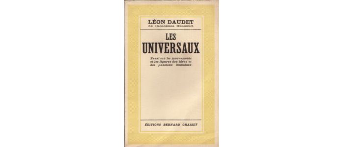 DAUDET : Les universaux - Erste Ausgabe - Edition-Originale.com