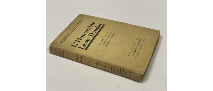 DAUDET : L'honorable Léon Daudet - Signed book, First edition - Edition-Originale.com