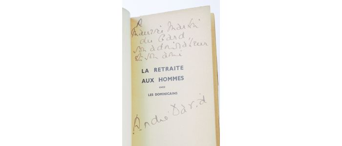 DAVID : La retraite aux hommes chez les Dominicains - Autographe, Edition Originale - Edition-Originale.com