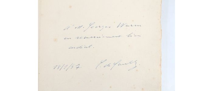 DE GAULLE : Le fil de l'épée - Autographe - Edition-Originale.com