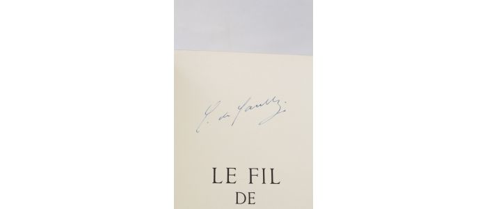 DE GAULLE : Le fil de l'épée - Signed book 