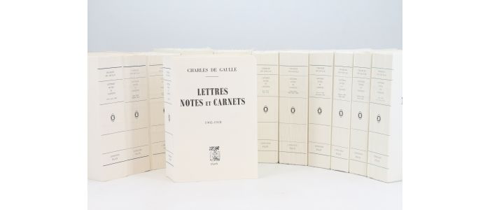 DE GAULLE : Lettres, Notes et Carnets - Edition Originale - Edition-Originale.com