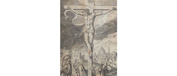 (La Crucifixion). Gravure originale du XVIIe siècle - Edition Originale - Edition-Originale.com