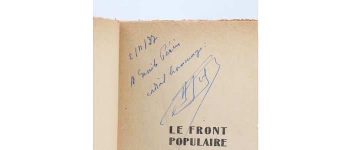 DEAT : Le Front Populaire au tournant - Signiert - Edition-Originale.com