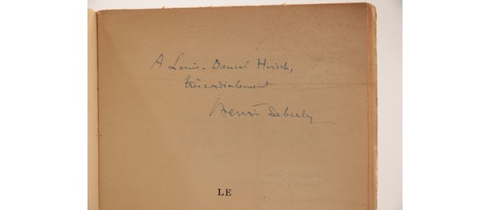 DEBERLY : Le supplice de Phèdre - Autographe, Edition Originale - Edition-Originale.com