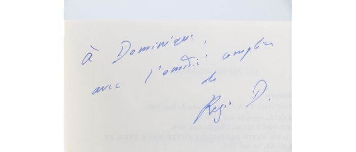 DEBRAY  : I.F. suite et fin - Autographe, Edition Originale - Edition-Originale.com