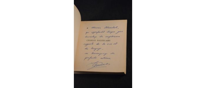 DECAUNES : Charles Baudelaire - Signed book, First edition - Edition-Originale.com