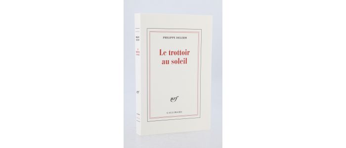 DELERM : Le trottoir au soleil - Prima edizione - Edition-Originale.com