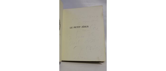 DELTEIL : Le petit Jésus - Autographe, Edition Originale - Edition-Originale.com