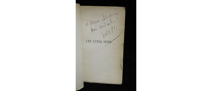 DELTEIL : Les cinq sens - Signed book, First edition - Edition-Originale.com