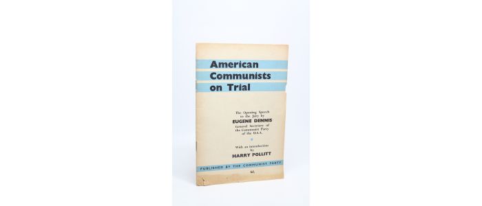 DENNIS : American communists on trial - First edition - Edition-Originale.com