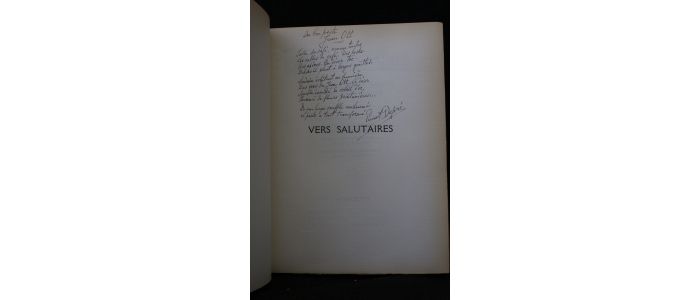 DEPRE : Vers salutaires, poésies humoristiques - Signiert, Erste Ausgabe - Edition-Originale.com
