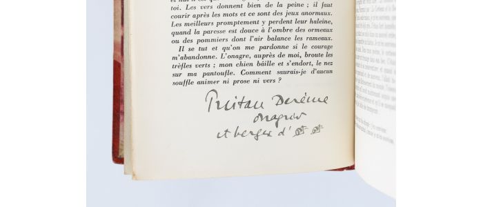 DEREME : L'onagre orangé - Signiert, Erste Ausgabe - Edition-Originale.com