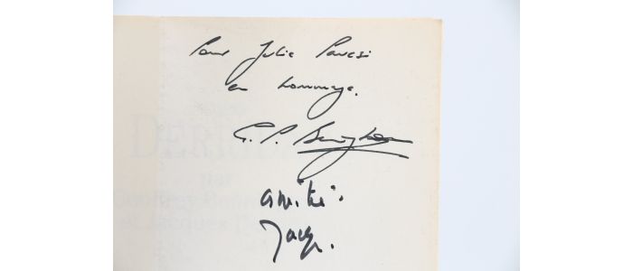 DERRIDA : Jacques Derrida - Autographe, Edition Originale - Edition-Originale.com