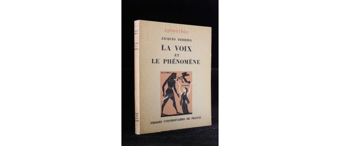 DERRIDA : La voix et le phénomène - Autographe, Edition Originale - Edition-Originale.com