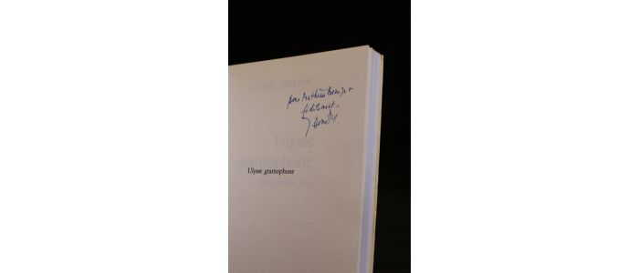 DERRIDA : Ulysse gramophone, deux mots pour Joyce - Signiert, Erste Ausgabe - Edition-Originale.com