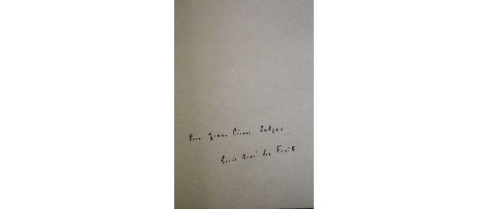 DES FORETS : Les mendiants - Autographe - Edition-Originale.com