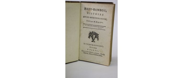 DESCHAMPS DE SAUCOURT : Baby-bambou , Histoire archi-merveilleuse - Erste Ausgabe - Edition-Originale.com