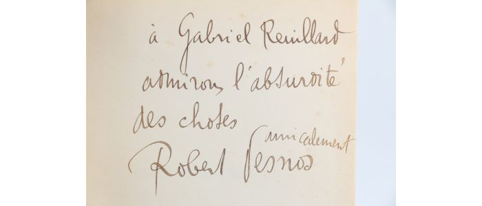 DESNOS : Deuil pour deuil - Libro autografato, Prima edizione - Edition-Originale.com