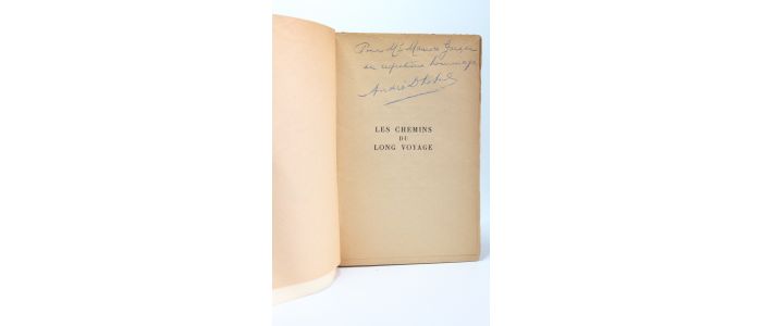 DHOTEL : Les chemins du long voyage - Autographe, Edition Originale - Edition-Originale.com