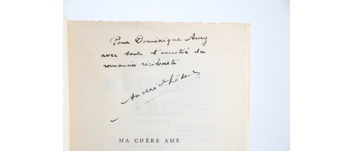 DHOTEL : Ma chère Ame - Autographe, Edition Originale - Edition-Originale.com