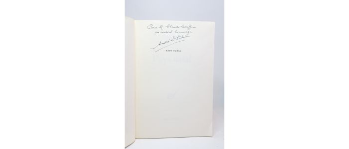 DHOTEL : Pays natal - Autographe, Edition Originale - Edition-Originale.com