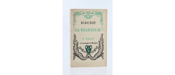 DIDEROT : La religieuse - Edition-Originale.com