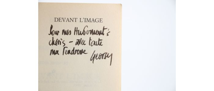 DIDI-HUBERMAN : Devant l'Image. Question posée aux Fins d'une Histoire de l'Art - Signed book, First edition - Edition-Originale.com