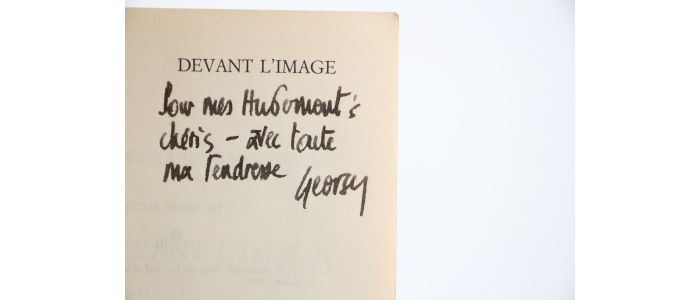 DIDI-HUBERMAN : Devant l'Image. Question posée aux Fins d'une Histoire de l'Art - Libro autografato, Prima edizione - Edition-Originale.com