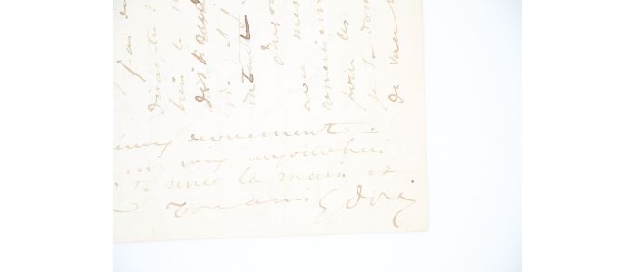 DORE : Lettre autographe signée adressée à Paul Dalloz - Signiert, Erste Ausgabe - Edition-Originale.com