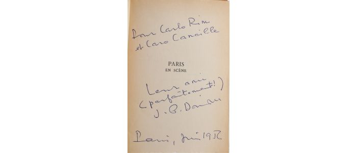 DORIAN : Paris en scène - Signiert, Erste Ausgabe - Edition-Originale.com