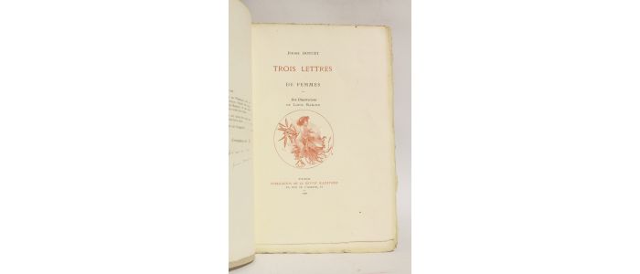 DOUCET : Trois lettres de femmes - Signiert, Erste Ausgabe - Edition-Originale.com