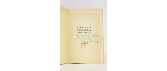 DOYON : Barbey d'Aurevilly amoureux et dupe - Signiert, Erste Ausgabe - Edition-Originale.com