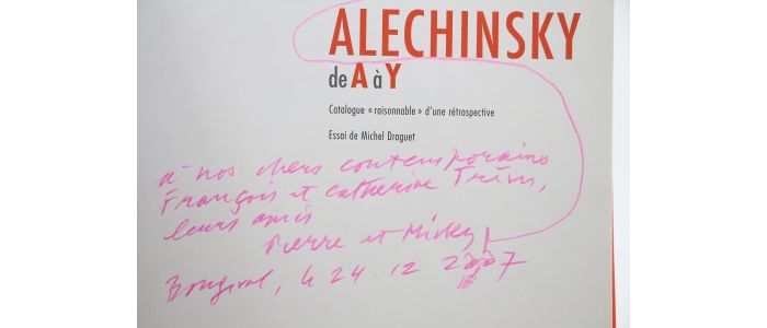 DRAGUET : Alechinsky de A à Z - Signed book, First edition - Edition-Originale.com