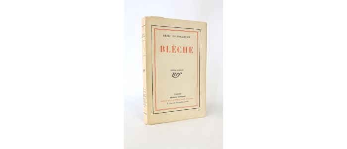 DRIEU LA ROCHELLE : Blèche - Prima edizione - Edition-Originale.com