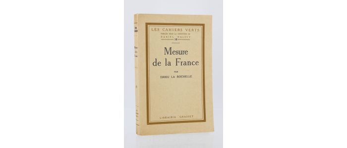DRIEU LA ROCHELLE : Mesure de la France - Edition Originale - Edition-Originale.com