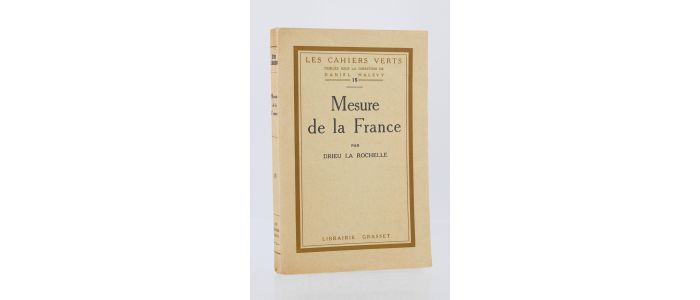 DRIEU LA ROCHELLE : Mesure de la France - First edition - Edition-Originale.com