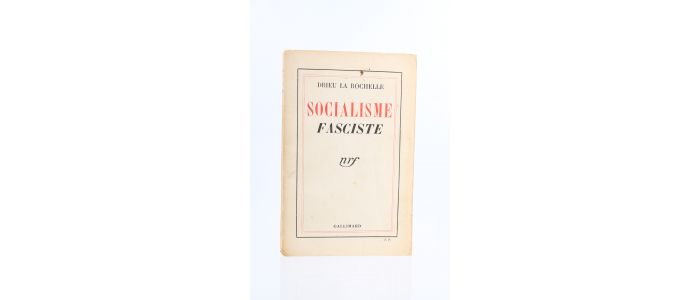 DRIEU LA ROCHELLE : Socialisme fasciste - First edition - Edition ...