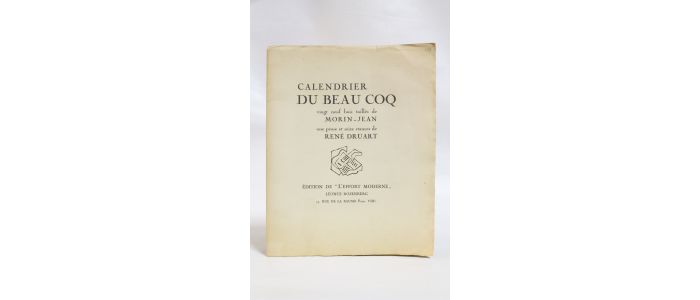 DRUART : Calendrier du beau coq - Libro autografato, Prima edizione - Edition-Originale.com