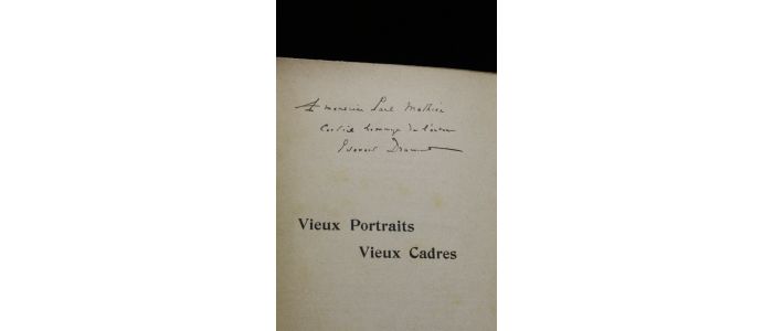 DRUMONT : Vieux portraits vieux cadres   - Signed book, First edition - Edition-Originale.com