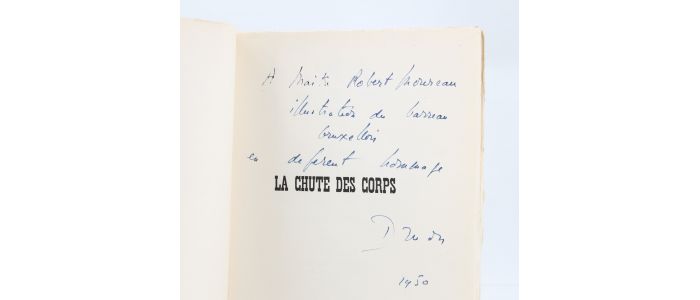 DRUON : La fin des hommes : Les grandes familles - La chute des corps - Rendez-vous aux enfers - Autographe, Edition Originale - Edition-Originale.com