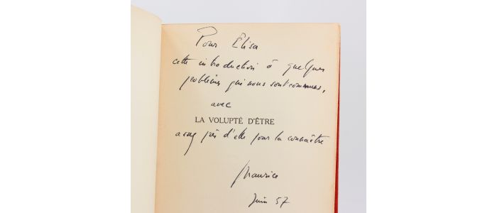 DRUON : La volupté d'être - Libro autografato, Prima edizione - Edition-Originale.com